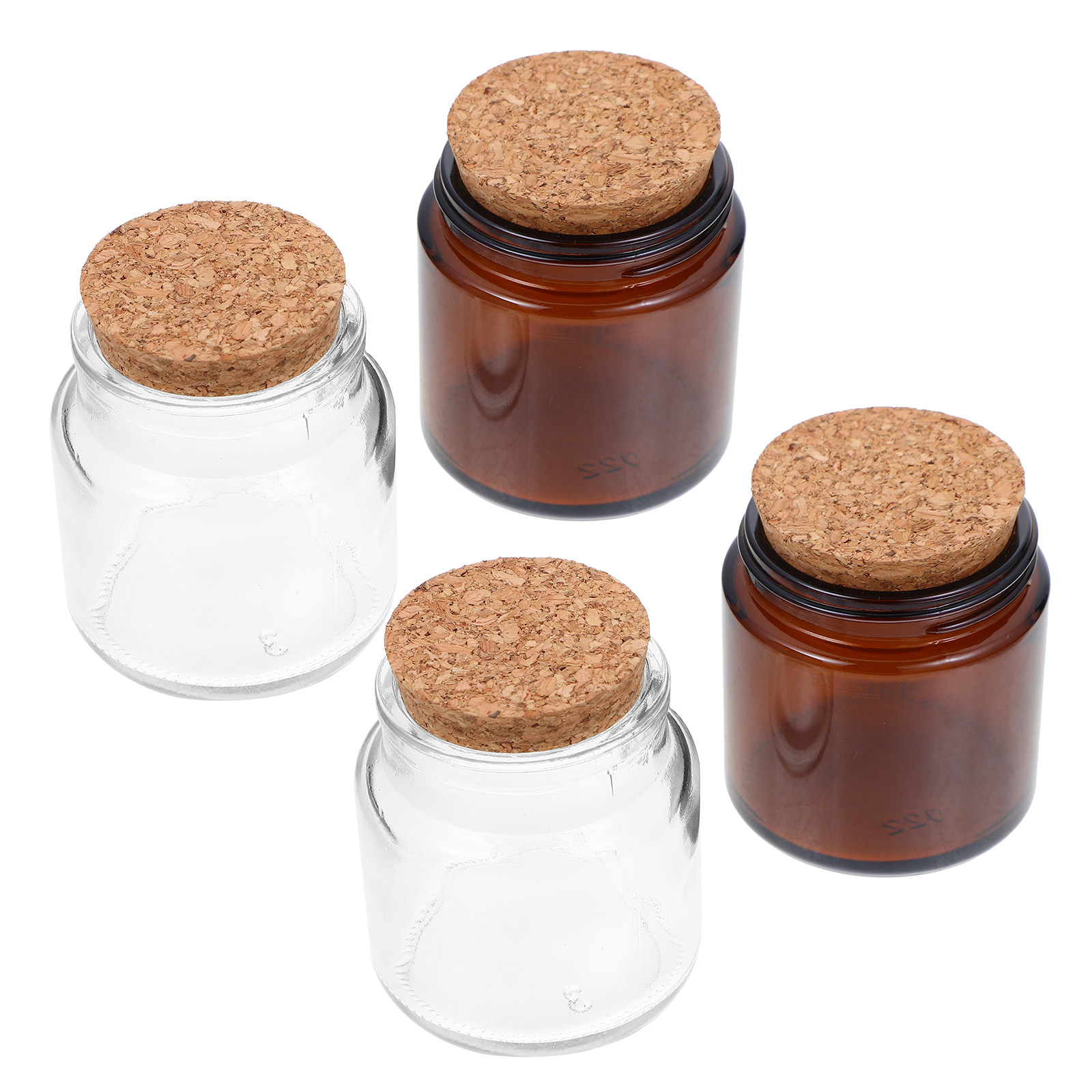 Candle Making Supplies Jars - 캔들 제작용 유리병 4개 세트, 고급