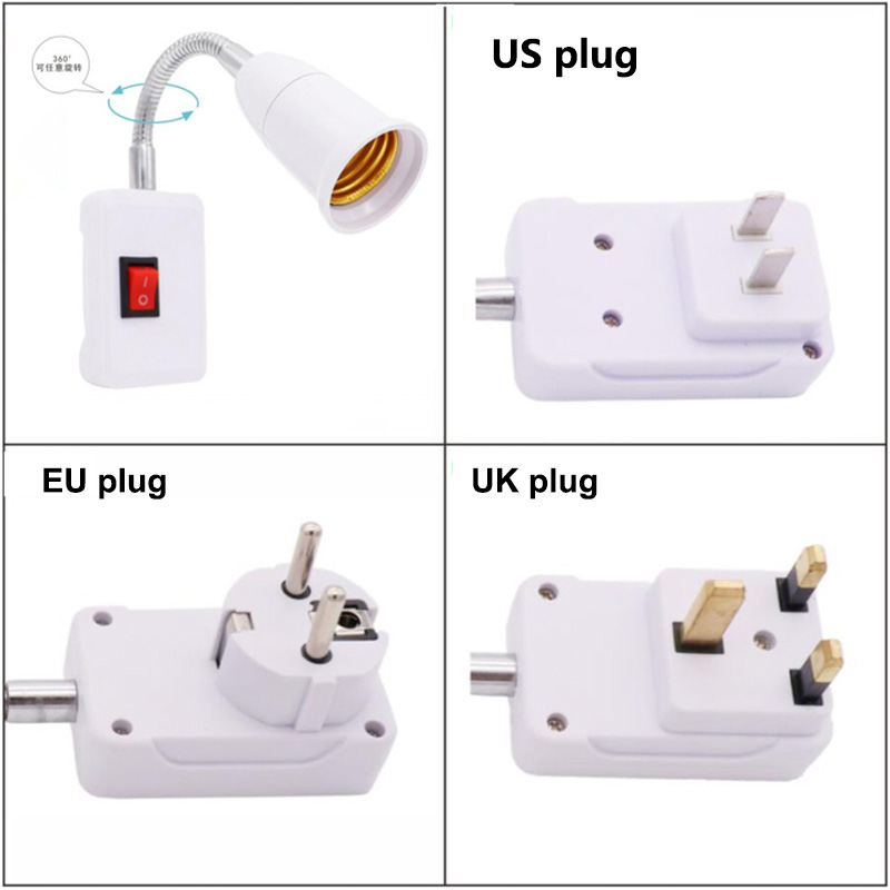 23cm 53cm EU UK 플러그 스위치 E27 전구 - Candle Making Supplies Uk 리뷰 및 가격