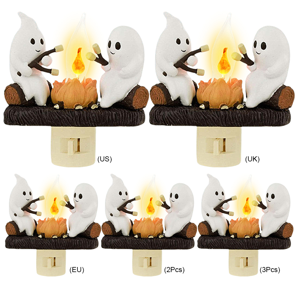 할로윈 장식 2024 새로운 유령 모닥불 야간 조명,  - Candle Making Supplies Uk 리뷰 및 가격