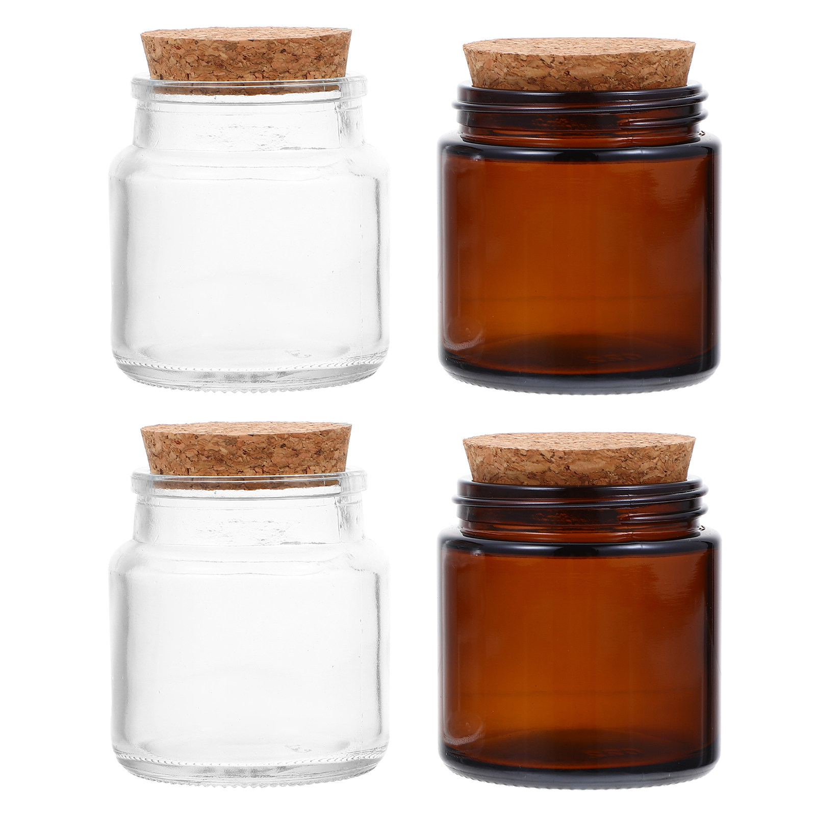 캔들 제작용 유리병 4개 세트, 고급 유리병, 나무 뚜 - Candle Making Supplies Jars 리뷰 및 가격